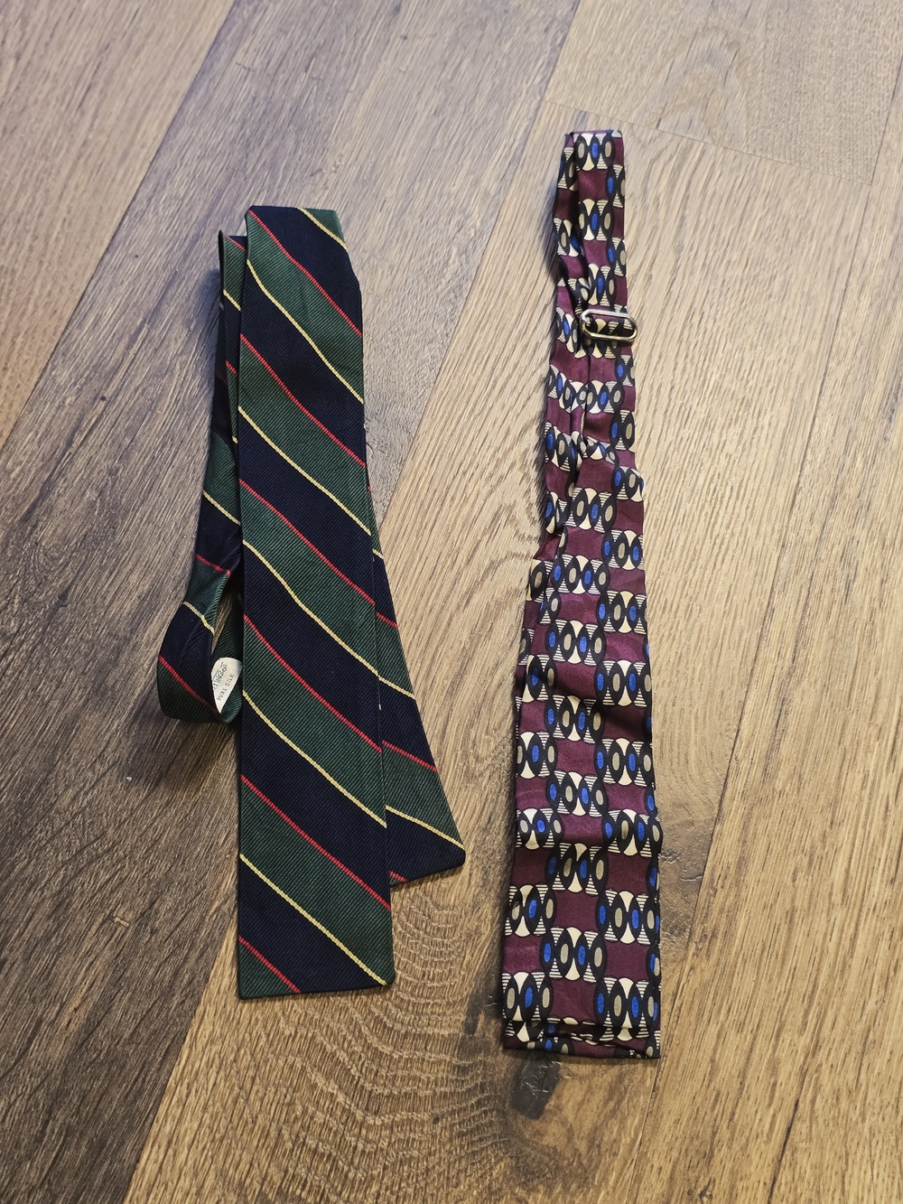 Audrey Talbott Womens Vintage Pure Silk Ties